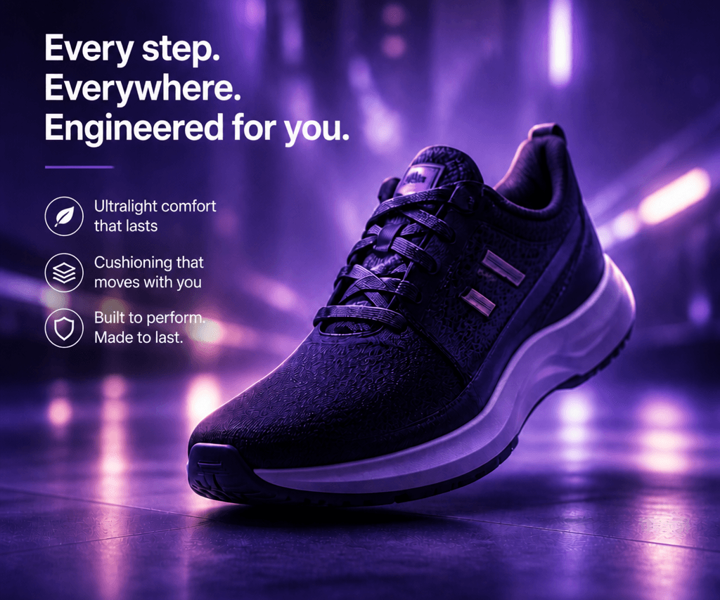 Generated footwear ad